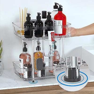 Under Sink Organizers and Storage, Metal Pull Out Cabinet Organizer with  Free Brush, 2-Tier Sliding Cabinet Kitchen Storage, Space Savers Organizers  Under Kitchen Bathroom Sink Organizer - Yahoo Shopping