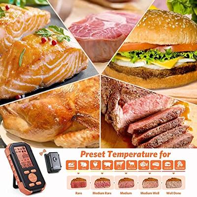 2pcs Digital Grill Kitchen Meat Thermometer Probe BBQ Oven Food