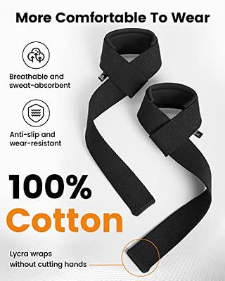 Atercel Lifting Straps 100% Cotton, Wrist Straps for Weightlifting,  Deadlift, Bodybuilding, Powerlifting, Gym Straps Padded Neoprene with Wrist  Wraps for Grip Strength, Strength Training - Yahoo Shopping