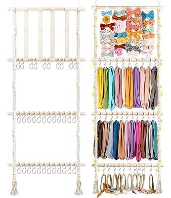  Bow Organizer for Girls Hair Bows Baby Headband Holder