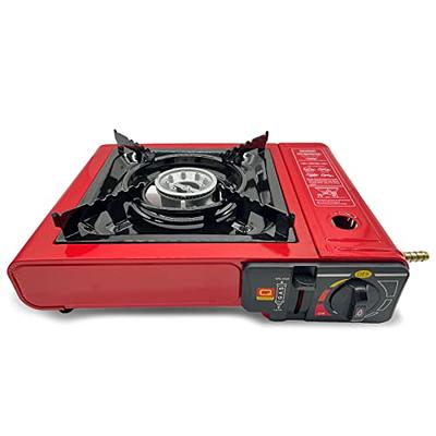 Portable Gas Camping Stove, Red