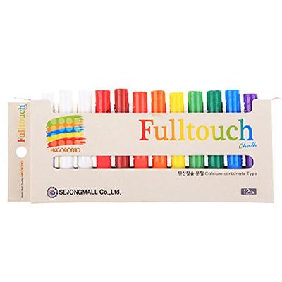 Hagoromo Fulltouch 10-Color Mix Chalk 12pcs - (White, Red, Yellow, Blue,  Green, Brown, Purple, Orange, Vermillion Red, Yellow Green) 12 Pieces x 3  Boxes (36 pcs Total) - Imported from Japan - Yahoo Shopping