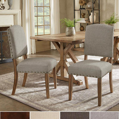 Dining Chairs Soft Fabric Dining Room Chairs with Seat Cushions Set of 2 -  Yahoo Shopping