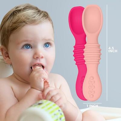  mushie Silicone Baby Feeding Spoons