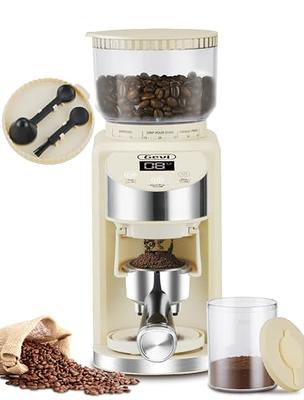 Electric Burr Coffee Grinder 2.0, Adjustable Burr Mill with 16 Precise Grind  Set