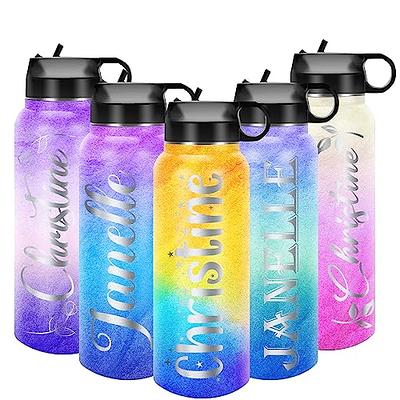  CHILLOUT LIFE 12 oz Kids Insulated Water Bottle for School with  Leakproof Spout Lid and Cute Waterproof Stickers, Personalized Stainless  Steel Thermos Flask Metal Water Bottle For Girls & Boys: Home