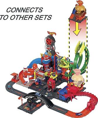 Hot Wheels Track Builder Triple Loop Stunt Playset, 1:64 Scale Vehicles​ 