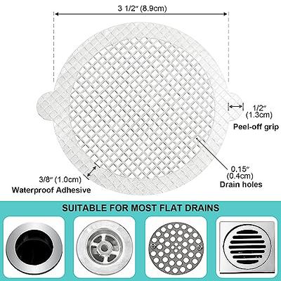 Seatery 2PCS Shower Drain Hair Catcher/Strainer/Cover/Filter/Trap, Bathtub  Catcher, Stopper for Stall Drain/Bathroom Floor Drain, Stainless Steel and
