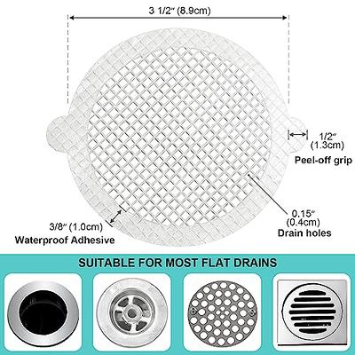 Drains Pcs Disposable Shower Drain Hair Catcher Mesh Stickers Anti