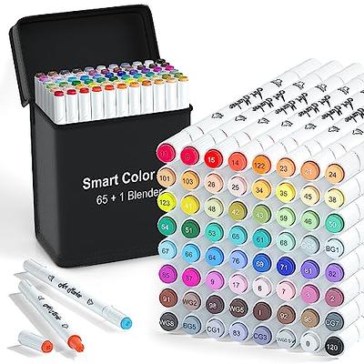 Ogeely Alcohol Markers, 82 Color Dual Tip Art Markers for Kids Adults,  Permanent Sketch Markers for Artists, with Organizing Case, Black Liner and  Pad, for Illustration Designing Drawing - Yahoo Shopping