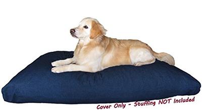 Medium Dog Bed Replacement Cover Pet Duvet with Sherpa Top, Non