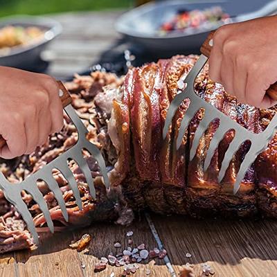 LEVINCHY Meat Claws Shredders Claws 2-Piece Set Meat Forks Meat Shredding  Claws BBQ Grill Tools, Blade with Bottle Opener and Cutter, Large Wooden  Handle - Yahoo Shopping