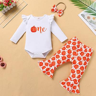  SHOOYING Toddler Girls 2 Pieces Outfits Long Sleeve