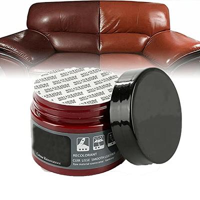SEISSO Black Brown Leather & Vinyl Repair Kit for Car Seat, Couches,  Jacket, Advanced Leather Repair Paint Restore Scratch, Crack, Scuff, Burn  Hole