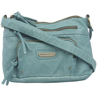 Stone Mountain Embossed Leather Handbags