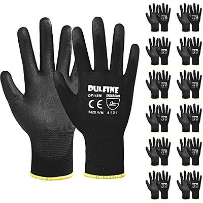 Ultra thin Safety Work Gloves Excellent Grip Knit Wrist Cuff - Temu