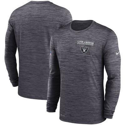 New York Jets Nike Sideline Infograph Lock Up Performance Long Sleeve T- Shirt - Black