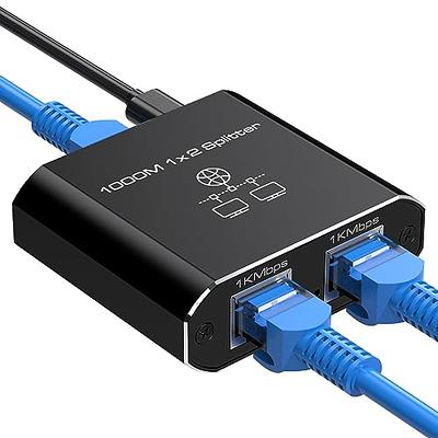 RJ45 Ethernet Splitter Electronics with High Speed Network 1 to 4