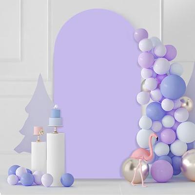 Pure White Birthday Party Decoration Chiara Backdrop Arched Wall