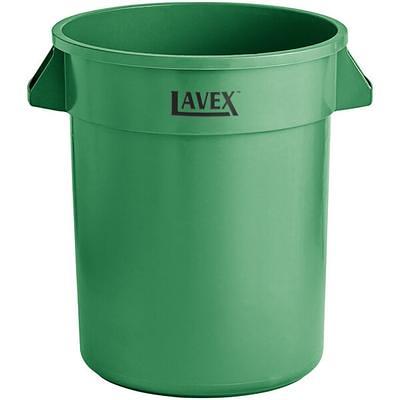 Lavex 20 Gallon Brown Round Commercial Trash Can / Ingredient Bin