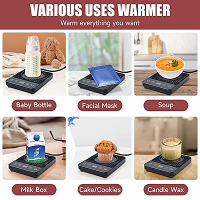 Coffee Warmer for Desk - Electric Mug Warmer, Coffee Mug Warmer with Timer,  6 Temp Mug Warmer, LED Display Smart Coffee Cup Warmer, Mug Heater for