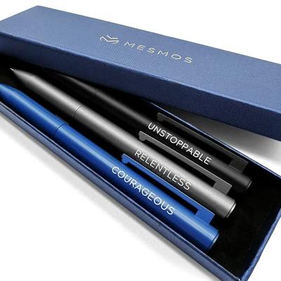  DSKPRTE Ballpoint pen with Gift Box, Luxury Writing Pen with 2  Extra Black Ink Refills Executive Pens Line width 0.5mm Business Pen Fancy  Pen set for Men &Women. (Black) 