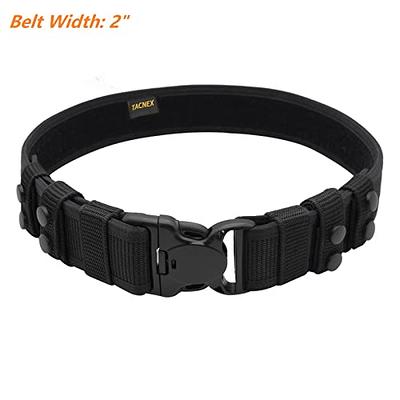  MACBORO Mens Ratchet Belt Adjustable Click Slide Black