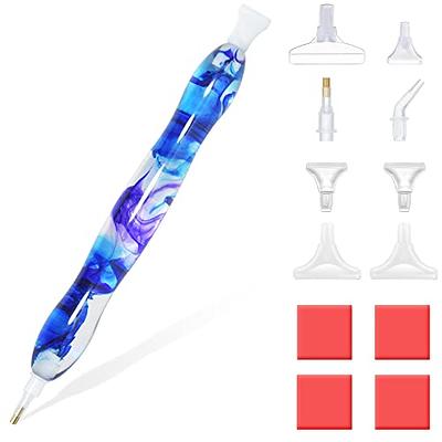 Diamond Painting Pen,Diamond Art Pen,Resin 5D Diamond Painting Pen Kit Tool  Accessories Stylus Drill Pen for Diamond Painting Nail Art Cross Stitch