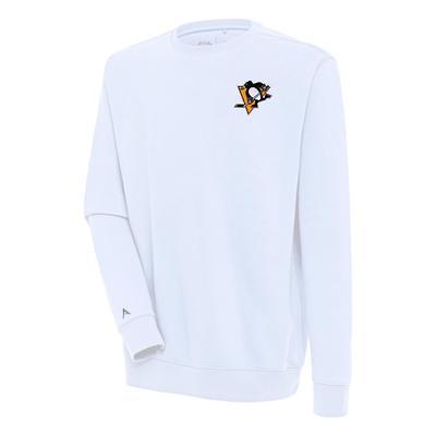 Men's Antigua White Philadelphia Eagles Victory Pullover Hoodie