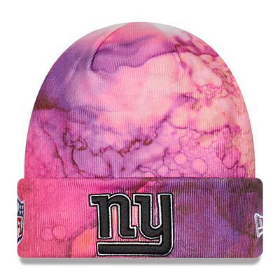 Men's New Era Pink Baltimore Ravens 2022 NFL Crucial Catch Knit Hat