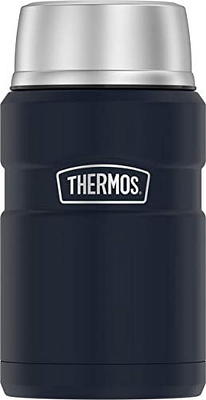 Thermos 40oz Stainless King Beverage Bottle - Midnight Blue