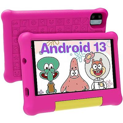 SGIN Android 12 Kids Tablet, 2GB+64GB Tablets for Kids, 10 Inch Kids Tablet  with Case, Dual Camera, WiFi, Parental Control APP, Educational Games,  iWawa Pre Installed, Pink 