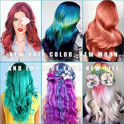 Maydear Temporary Hair Chalk Comb-Non Toxic Washable Hair Color Comb for  Hair Dye-Safe for Kids for Party Cosplay DIY (6 Colors)