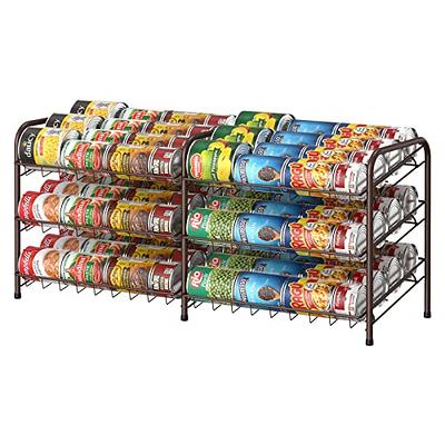  HEOMU 5 Tier Can Rack Organizer, Can Storage Dispenser