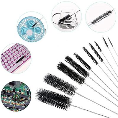 10pcs/set Stainless Steel Straw Cleaning Brush, Simple Straw Deep Cleaning  Brush For Household