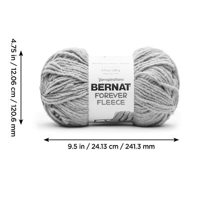 Bernat Forever Fleece Yarn, Super Bulky 6, Big Ball 9.9 Oz, 2-Pack