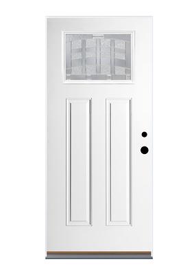 RELIABILT 36-in x 80-in Steel Right-Hand Outswing Primed Prehung Single  Front Door Insulating Core in the Front Doors department at