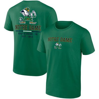 Men's Under Armour Kelly Green Notre Dame Fighting Irish Football Raglan  Long Sleeve T-Shirt