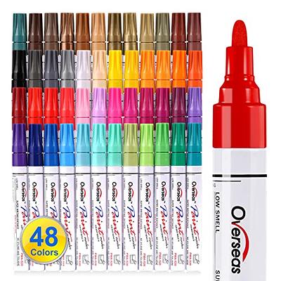 ZEYAR Oil-Based Paint Markers for Rock Painting, Medium Point, Waterproof  ink, 18 Colors, AP Certified, Great on Mug, Rock, Glass, Canvas, Metal and  more (18 Colors) - Yahoo Shopping