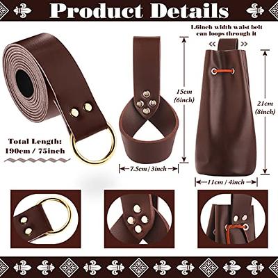 Medieval Leather Set Renaissance Costume Accessories for Halloween