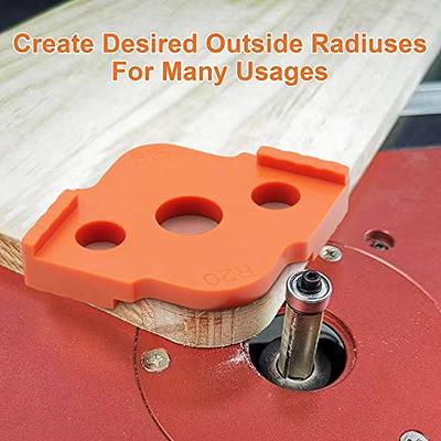 4*radius Router Templates Jig Radius Corners Trimming Router Bit Templates  Woodworking Tools R5 R10 R15 R20 R25 R30 R35 R40 New