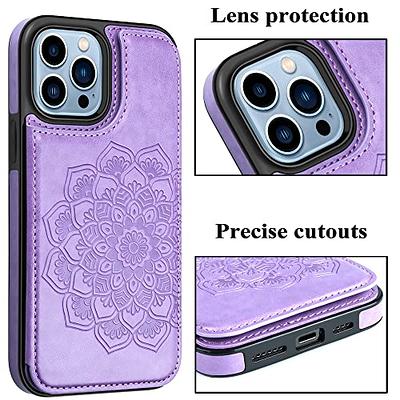 MMHUO for iPhone 14 Pro Max Case with Card Holder, Flower Magnetic Back  Flip Case for iPhone 14 Pro Max Wallet Case for Women, Protective Case  Phone