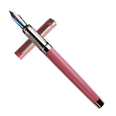 Fountain Pen-Iridium Fine Nib Writing Pen Set, Fancy Pen Gift Set for  Calligraphy Writing,with Converter,Smooth Writing (rose red) - Yahoo  Shopping