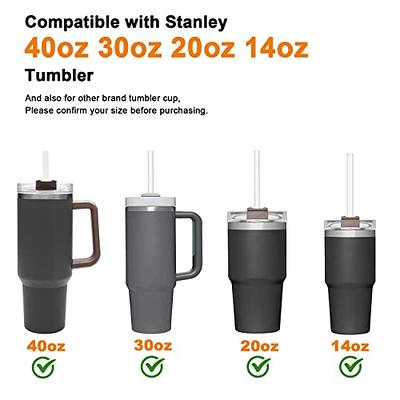 Stanley 30/40oz Tumbler Mug Silicone Straw Spill Proof Stopper (6 Pack)