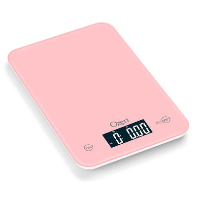 Ozeri Touch III 22 lbs. (10 kg) Digital Kitchen Scale with Calorie Counter,  in Tempered Glass 