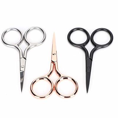 Therwen 12 Set 3.6 Inch Embroidery Scissors with Artificial Leather Cover  Stainless Steel Sewing Scissors Small Vintage Craft Scissors for Crafting  Threading DIY Needlework Art Manual Handicraft - Yahoo Shopping