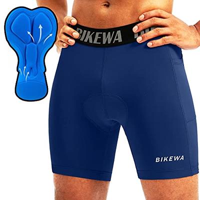 Men's 3D Padded Bike Shorts Cycling Underwear Mountain Biking Bicycle MTB  Road Riding Spinning Cycle Racing Biker Motorcycle Padding Underpants for  Men Side Pockets(Blue,M) - Yahoo Shopping