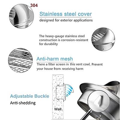 Stainless Steel Anti Clogging Outdoor Anti Blocking Strainer Dome Drain  Cover , 4in