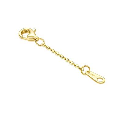 14k Real Gold 1/1.5/2/3/4 Necklace Bracelet Extender Chain, Necklace  Extender Gold 14k, Durable Strong Removable Gold Chain Extender, Gold  Adjustable Extension Chain for Necklace Bracelet Anklet (2.5inch, Style  1-Yellow Gold) - Yahoo