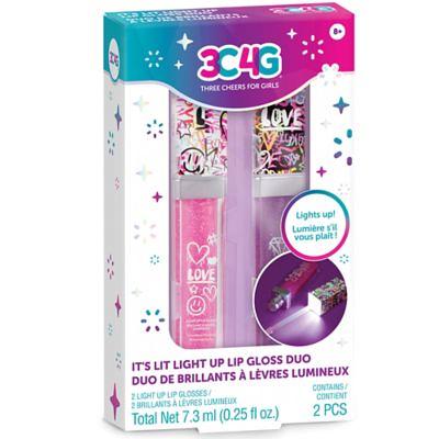 EXPRESSIONS 12pc Glitter Roll On Lip Gloss Set Glossy Lip